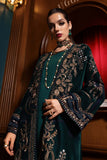 3 Piece Unstitched Embroidered Velvet Suit - MARIA.B