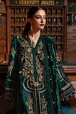 3 Piece Unstitched Embroidered Velvet Suit - MARIA.B