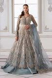 3 Piece Unstitched Embroidered Net Suit | BD-3002 - MARIA.B