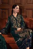3 Piece Unstitched Embroidered Velvet Suit - MARIA.B