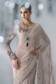 3 Piece Unstitched Embroidered Chiffon Saree MARIA B MBROIDERED | D-3