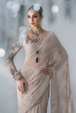 3 Piece Unstitched Embroidered Chiffon Saree MARIA B MBROIDERED | D-3
