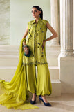 Soiree by Maria B Unstitched Embroidered Raw Silk 3 Piece Suit | D3 - Festive Collection
