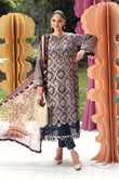 Maria.B M Prints - 3 Piece Unstitched Embroidered Jacquard Suit - MPT-3003-B