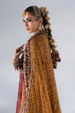 3 Piece Unstitched Embroidered Raw Silk Suit MARIA B MBROIDERED | D-4