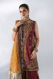 3 Piece Unstitched Embroidered Raw Silk Suit MARIA B MBROIDERED | D-4