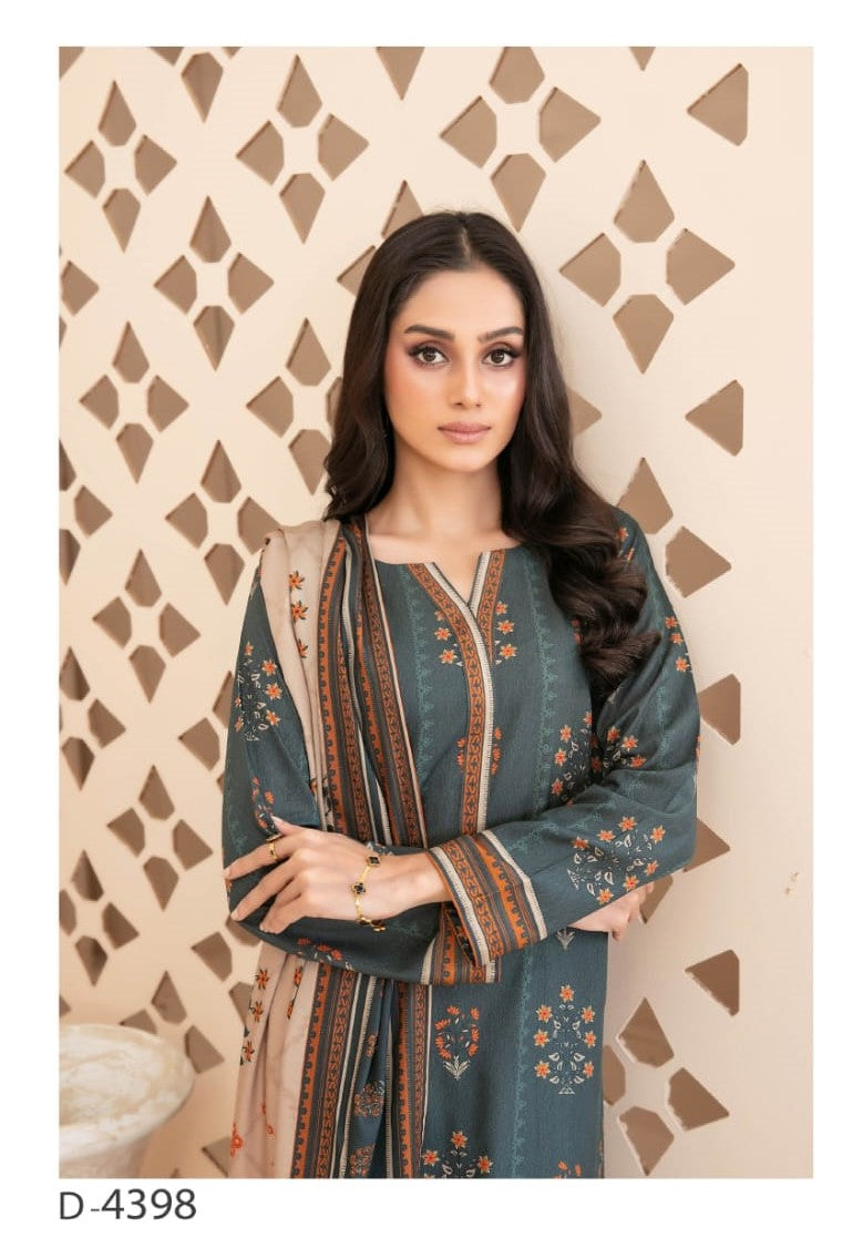 Rahab by Tawakkal – 3pcs Stitched Printed Staple [D-4398]