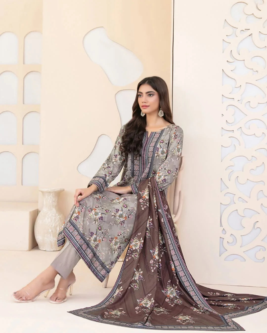 Rahab by Tawakkal – 3pcs Stitched Printed Staple [D-4399]