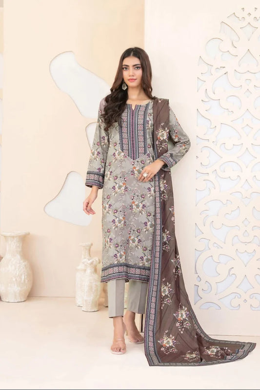 Rahab by Tawakkal – 3pcs Stitched Printed Staple [D-4399]