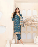 Rahab by Tawakkal – 3pcs Stitched Printed Staple [D-4401]