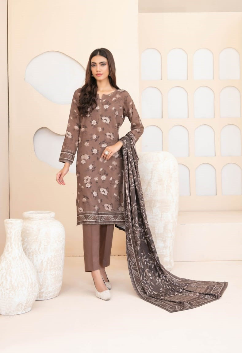 Rahab by Tawakkal – 3pcs Stitched Printed Staple [D-4403]