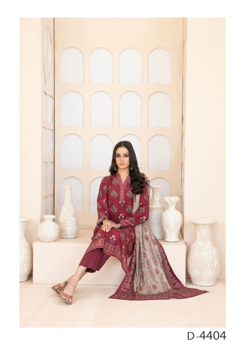 Rahab by Tawakkal – 3pcs Stitched Printed Staple [D-4404]