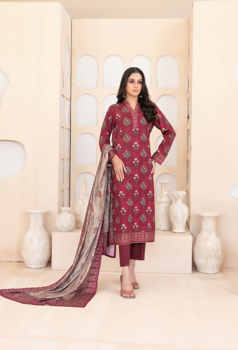 Rahab by Tawakkal – 3pcs Stitched Printed Staple [D-4404]