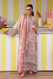 Maria.B M Prints - 3 Piece Unstitched Embroidered Lawn Suit - MPT-3004-A