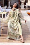 Maria.B M Prints - 3 Piece Unstitched Embroidered Lawn Suit - MPT-3004-B