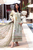 Maria.B M Prints - 3 Piece Unstitched Embroidered Lawn Suit - MPT-3004-B