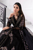 Maria B Mbroidered Wedding Edition (BD-3004) – Hand-Embellished Black Organza 3-Piece Suit