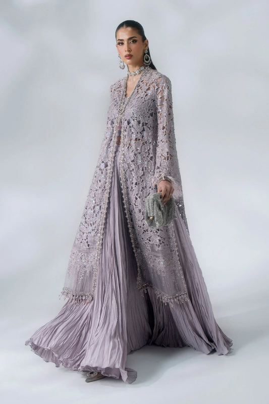3 Piece Unstitched Embroidered Organza Suit MARIA B MBROIDERED | D-5
