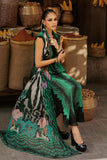 M Prints by Maria B Unstitched Embroidered Linen Suit - MPT-3105-A