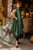M Prints by Maria B Unstitched Embroidered Linen Suit - MPT-3105-A