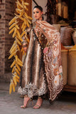 M Prints by Maria B Unstitched Embroidered Linen Suit - MPT-3105-B
