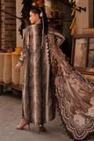 M Prints by Maria B Unstitched Embroidered Linen Suit - MPT-3105-B