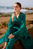 3 Piece Unstitched Embroidered Organza Lawn Suit | EID LAWN-25-05 - MARIA.B