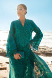 3 Piece Unstitched Embroidered Organza Lawn Suit | EID LAWN-25-05 - MARIA.B