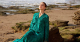 3 Piece Unstitched Embroidered Organza Lawn Suit | EID LAWN-25-05 - MARIA.B