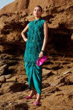 3 Piece Unstitched Embroidered Organza Lawn Suit | EID LAWN-25-05 - MARIA.B