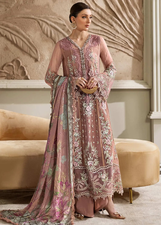 Maria B. Mbroidered Wedding Edition – D-5 Luxury Chiffon (3-Piece Unstitched)