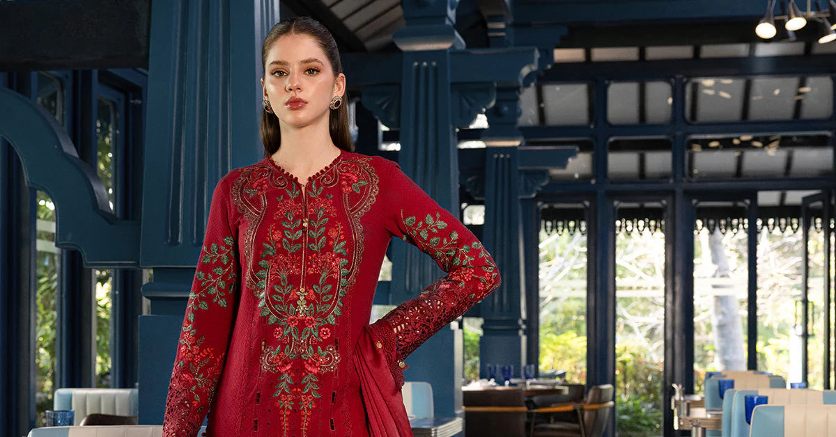 Maria.B Eid Luxury Embroidered Lawn Collection 2026 (D-05)