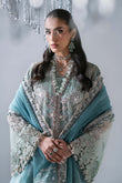 3 Piece Unstitched Embroidered Organza Suit MARIA B MBROIDERED | D-7
