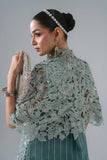 3 Piece Unstitched Embroidered Organza Suit MARIA B MBROIDERED | D-7