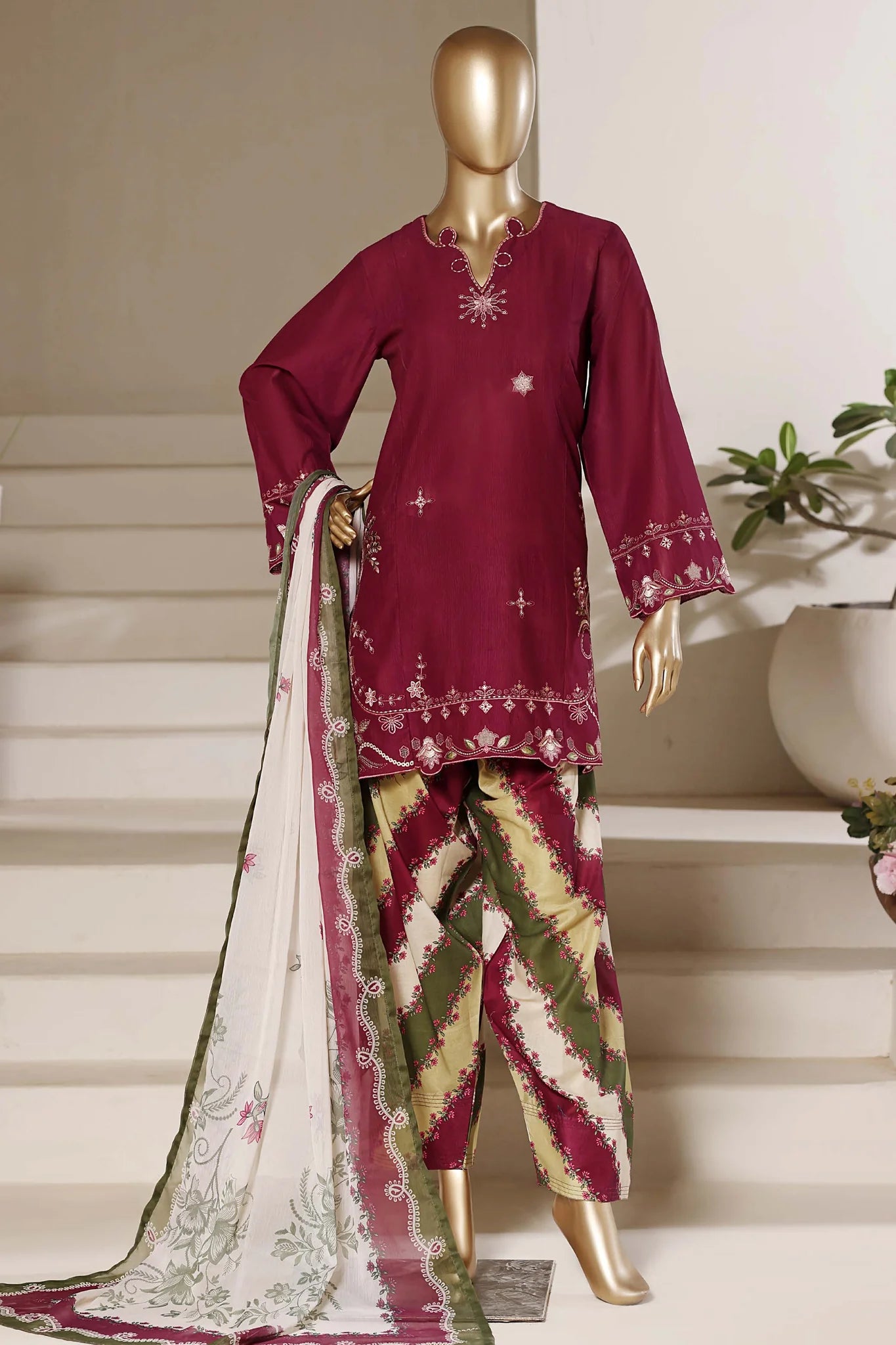 Eclair By Sada Bahar Stitched 3 Piece Emb Lawn Vol-02 Suit-D-793-MARJANDA