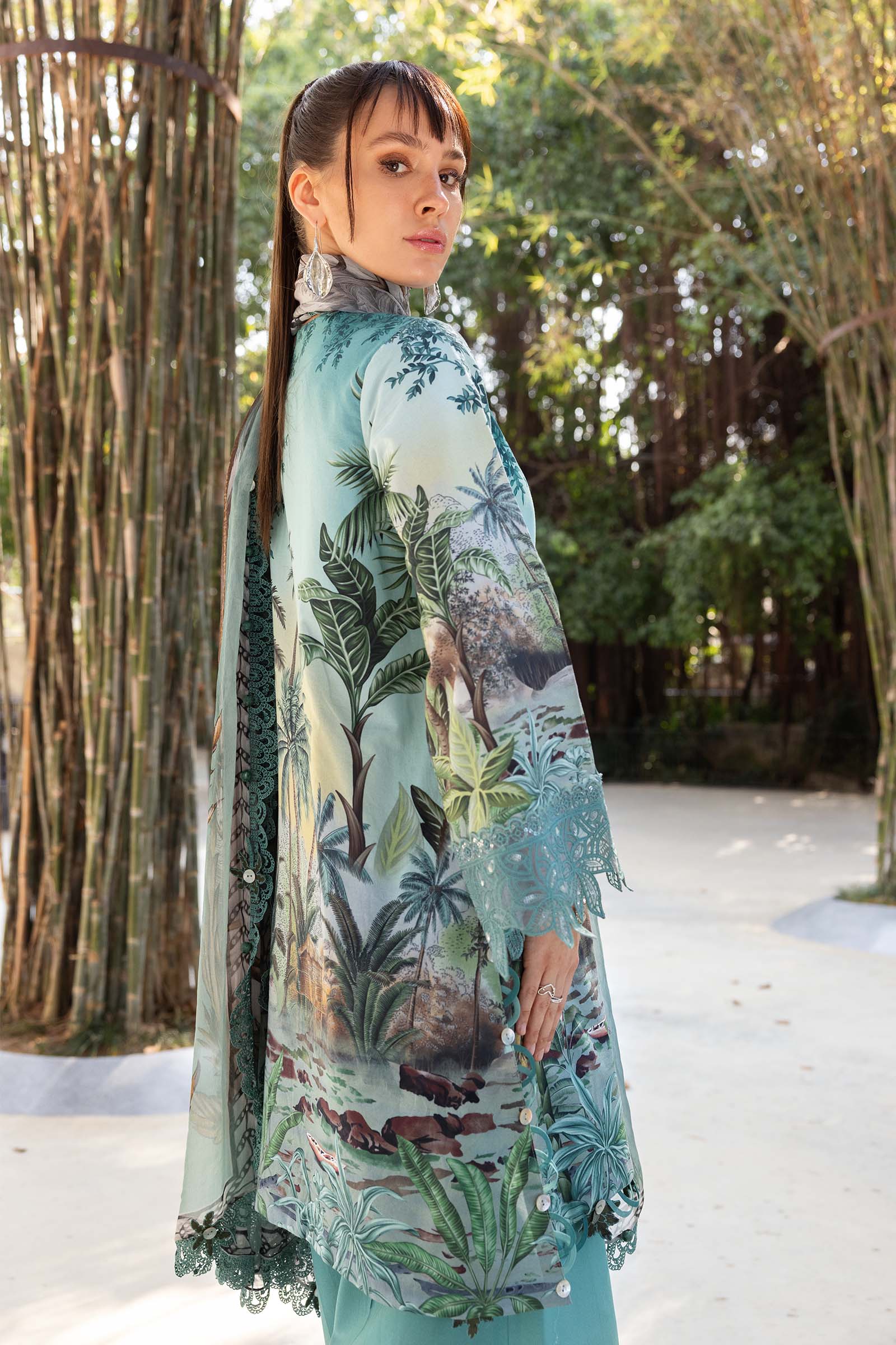 MPT-2907-A 3 Piece Unstitched Embroidered Lawn Suit - M.Prints Spring Summer 2026