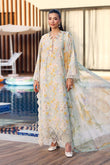 Maria.B M Prints - 3 Piece Unstitched Embroidered Lawn Suit - MPT-3007-A