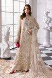 3 Piece Unstitched Embroidered Chiffon Suit | BD-3007 - MARIA.B
