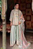 M Prints by Maria B Unstitched Embroidered Irish Linen Suit - MPT-3108-B