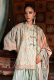 M Prints by Maria B Unstitched Embroidered Irish Linen Suit - MPT-3108-B