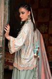 M Prints by Maria B Unstitched Embroidered Irish Linen Suit - MPT-3108-B