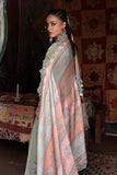 M Prints by Maria B Unstitched Embroidered Irish Linen Suit - MPT-3108-B