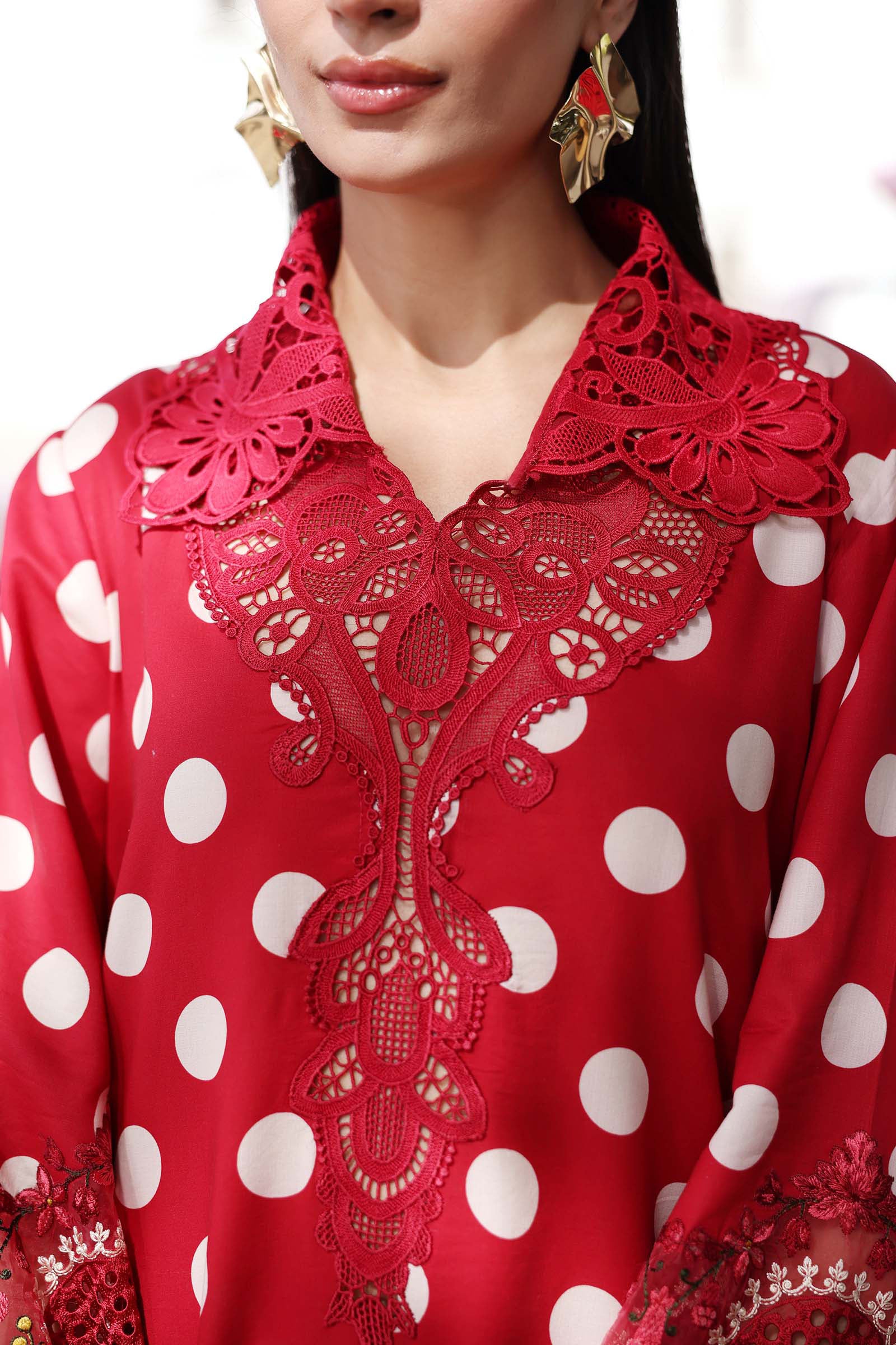 Maria.B M Prints - 3 Piece Unstitched Embroidered Lawn Suit - MPT-3008-B