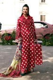 Maria.B M Prints - 3 Piece Unstitched Embroidered Lawn Suit - MPT-3008-B
