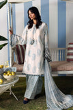 Maria.B M Prints - 3 Piece Unstitched Embroidered Lawn Suit - MPT-3009-A