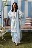 Maria.B M Prints - 3 Piece Unstitched Embroidered Lawn Suit - MPT-3009-A