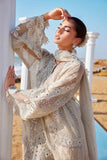 3 Piece Unstitched Embroidered Organza Suit | EID LAWN-25-09 - MARIA.B