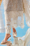 3 Piece Unstitched Embroidered Organza Suit | EID LAWN-25-09 - MARIA.B