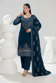 Makhmal by Bin Rashid - Design-03 | Luxury Embroidered Micro Velvet Suit