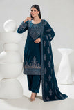 Makhmal by Bin Rashid - Design-03 | Luxury Embroidered Micro Velvet Suit